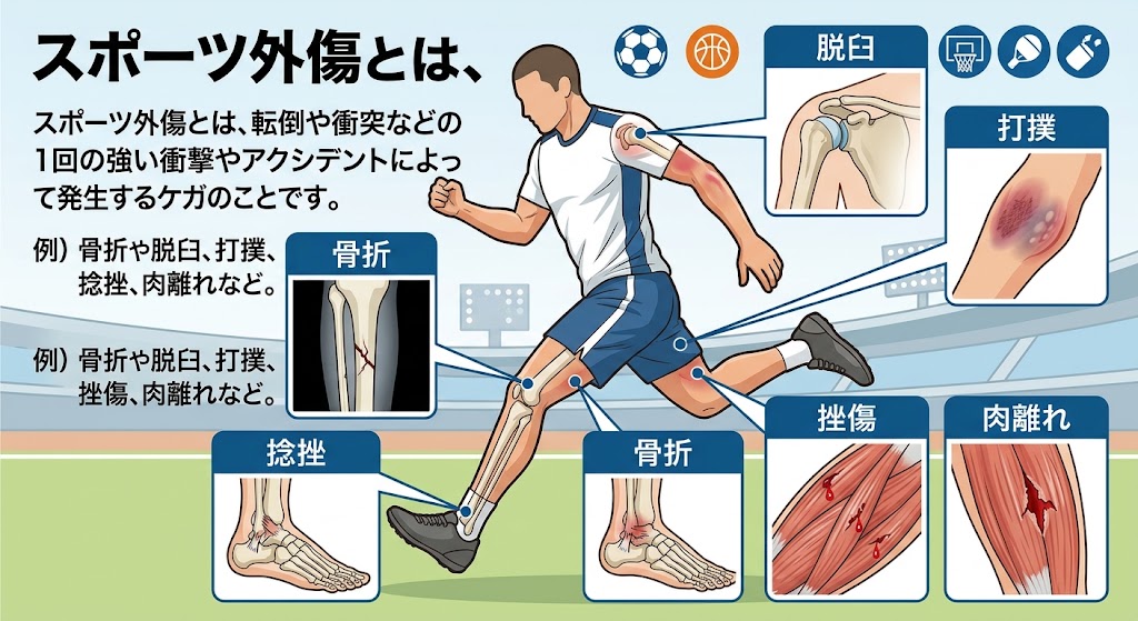 スポーツ外傷とは？